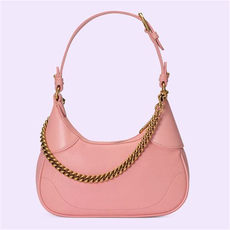 Aphrodite mini shoulder bag in pink leather 